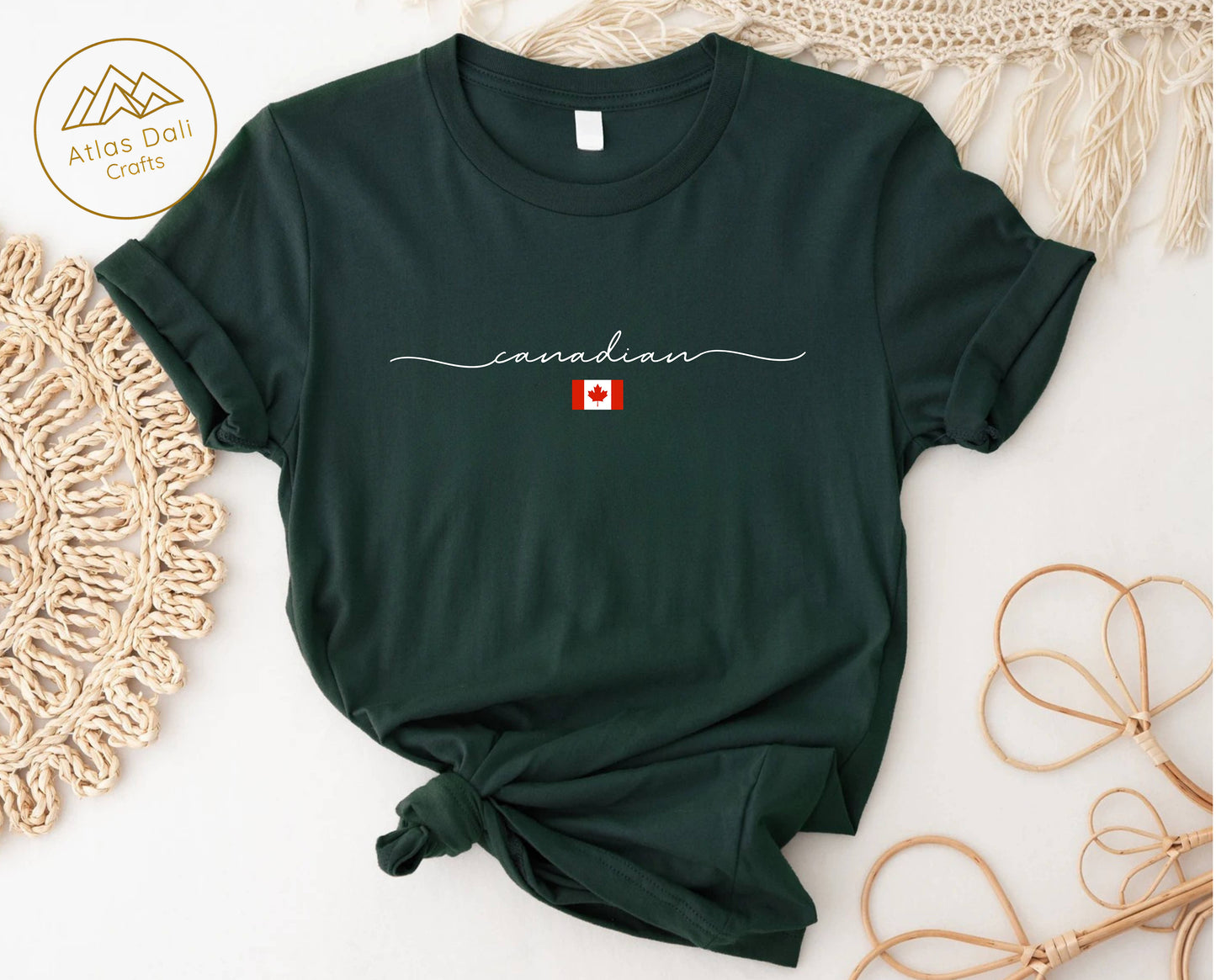 Canadian Unisex T-Shirt, Canada Flag Shirt, True North Strong and Free Maple Leaf Tee, Canadian Flag Shirt, Patriotic Canada Day Gift