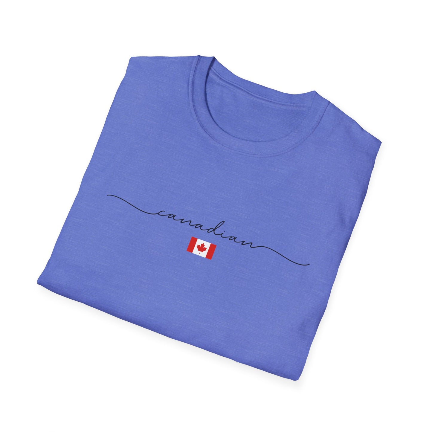Canadian Unisex T-Shirt, Canada Flag Shirt, True North Strong and Free Maple Leaf Tee, Canadian Flag Shirt, Patriotic Canada Day Gift