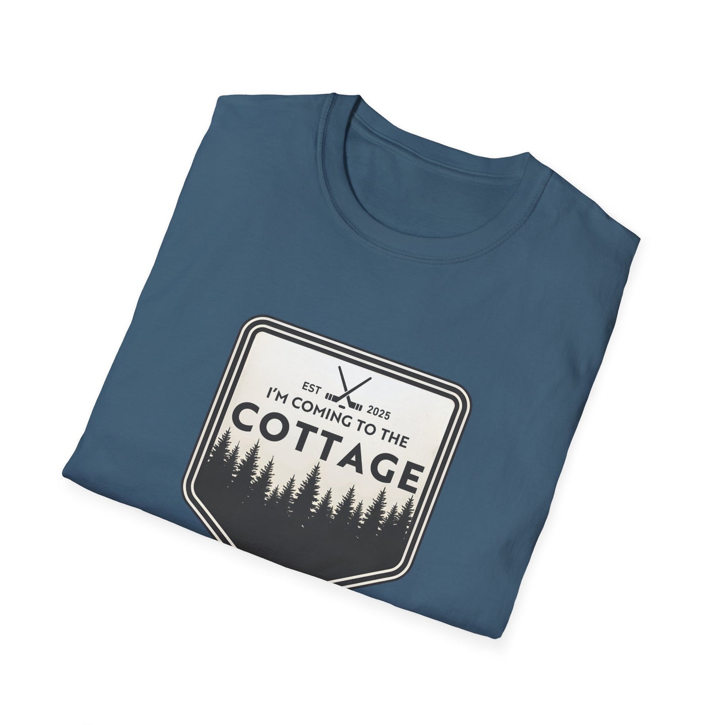 I'm Coming To The Cottage T-Shirt, Hockey Lover Gift Tee, Lake House Apparel, Cozy Cabin, Heated Rivalry Shirt, outdoors Top