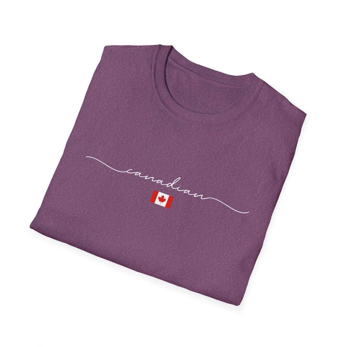 Canadian Unisex T-Shirt, Canada Flag Shirt, True North Strong and Free Maple Leaf Tee, Canadian Flag Shirt, Patriotic Canada Day Gift