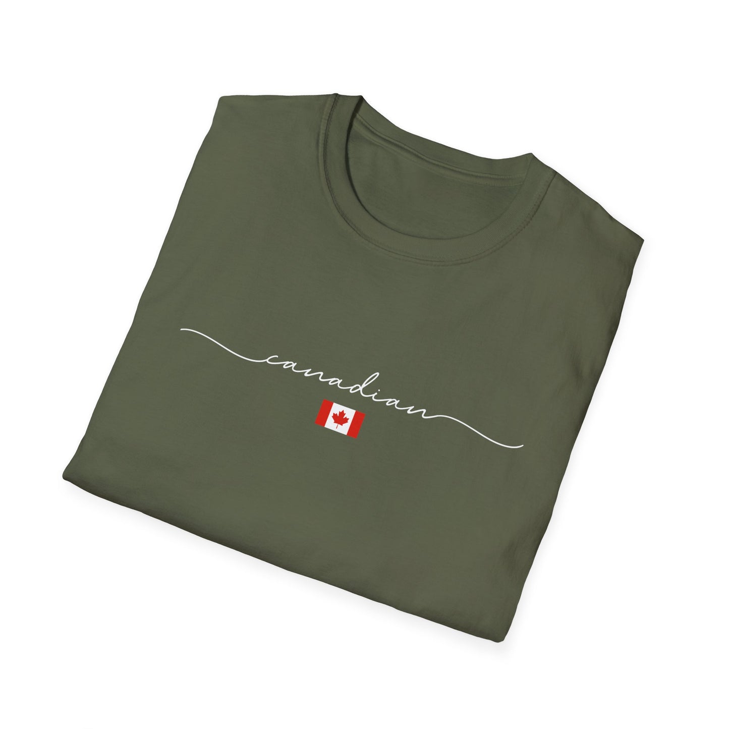 Canadian Unisex T-Shirt, Canada Flag Shirt, True North Strong and Free Maple Leaf Tee, Canadian Flag Shirt, Patriotic Canada Day Gift