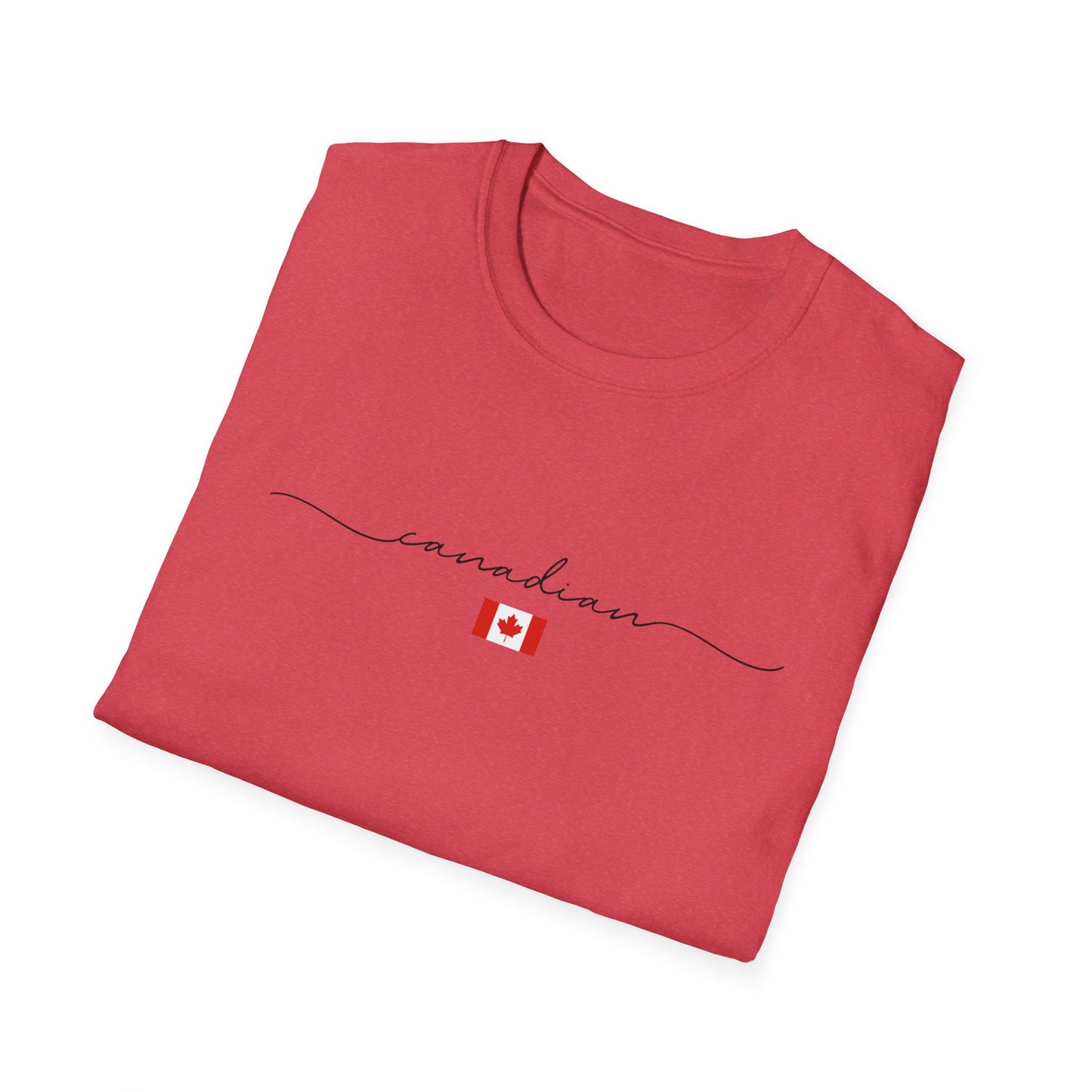 Canadian Unisex T-Shirt, Canada Flag Shirt, True North Strong and Free Maple Leaf Tee, Canadian Flag Shirt, Patriotic Canada Day Gift