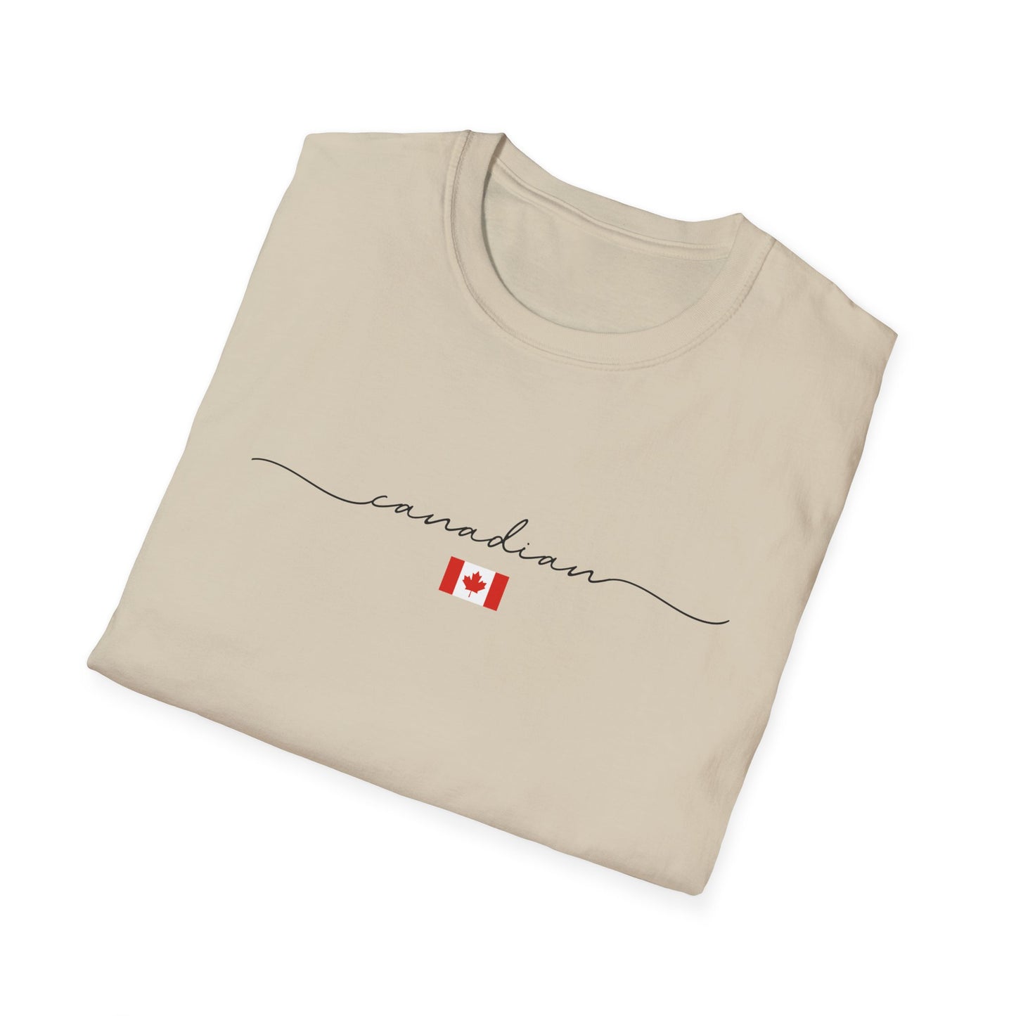 Canadian Unisex T-Shirt, Canada Flag Shirt, True North Strong and Free Maple Leaf Tee, Canadian Flag Shirt, Patriotic Canada Day Gift