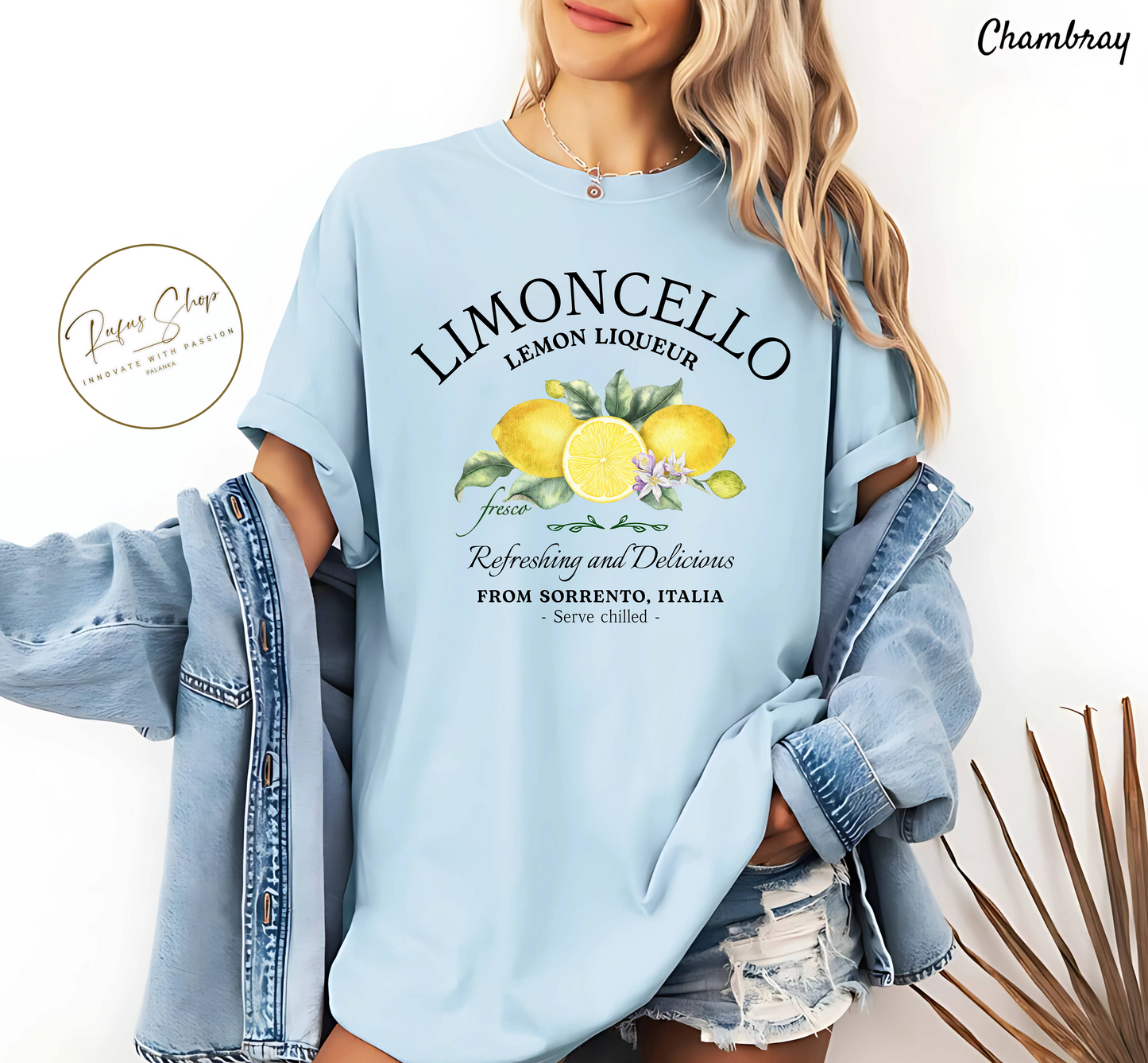 Limoncello T-Shirt, Vintage Italian Lemon Tee, Sorrento Italia Shirt, Amalfi Coast Citrus Drink Aesthetic, Italy Summer Gift