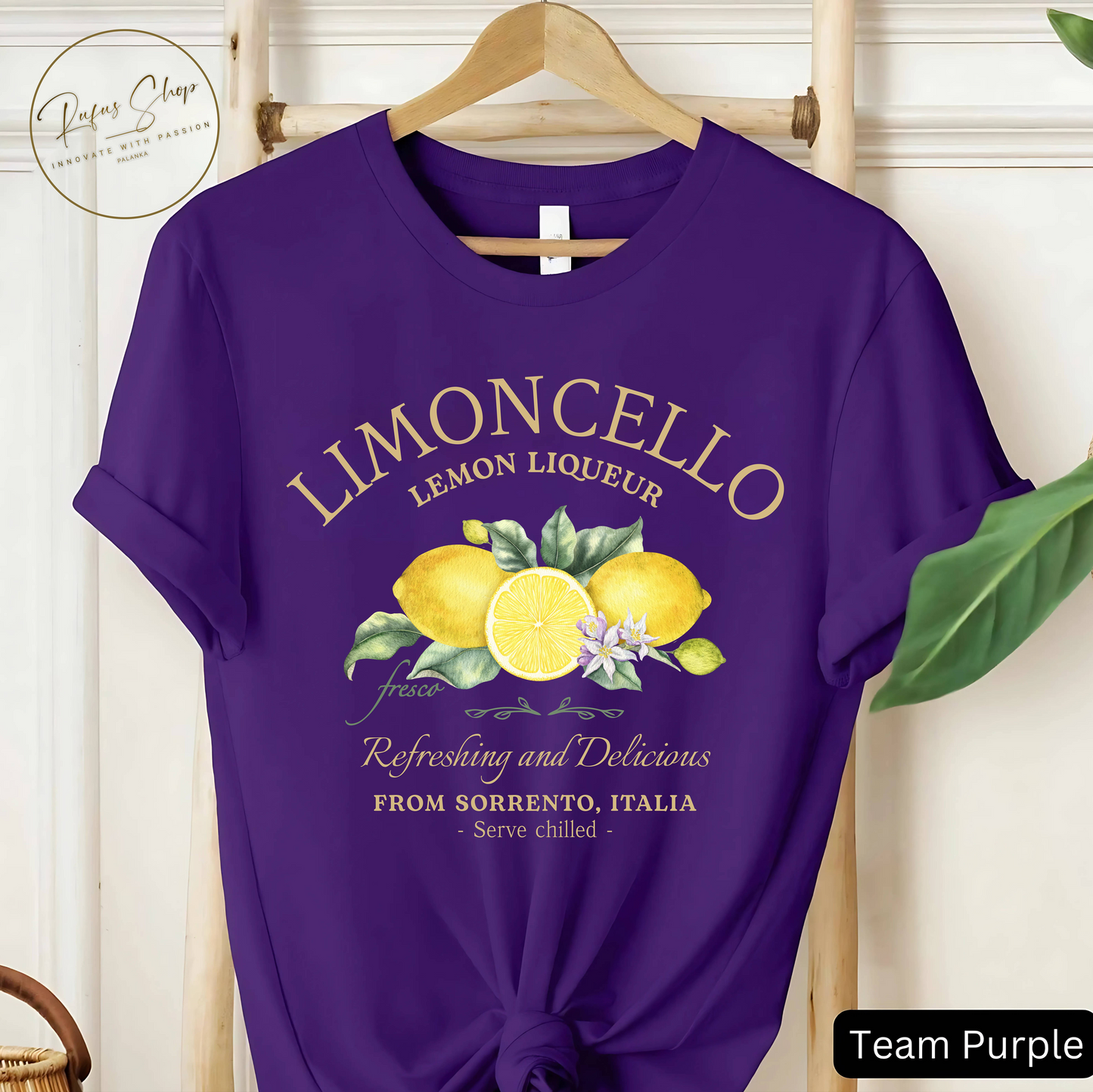 Limoncello T-Shirt, Vintage Italian Lemon Tee, Sorrento Italia Shirt, Amalfi Coast Citrus Drink Aesthetic, Italy Summer Gift