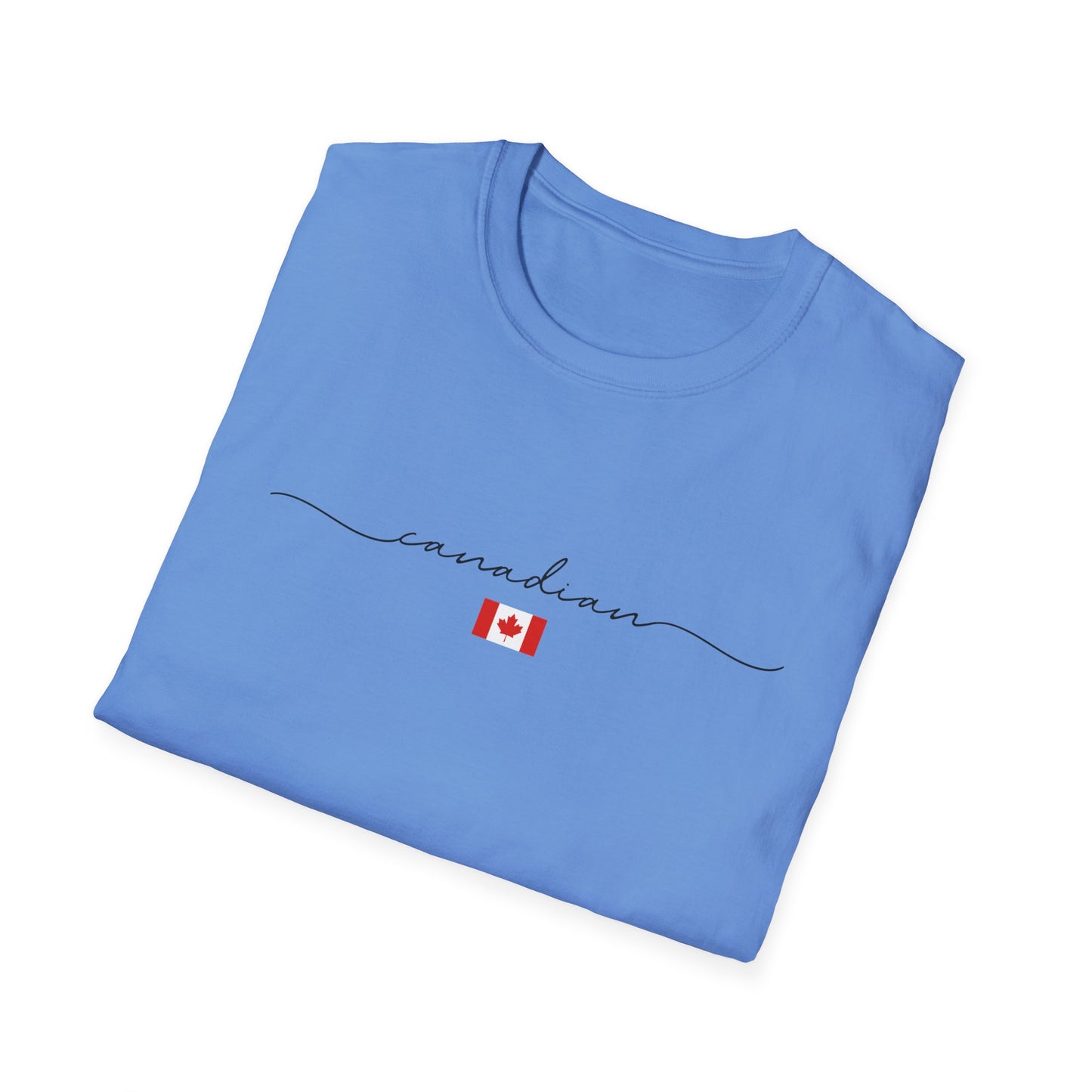 Canadian Unisex T-Shirt, Canada Flag Shirt, True North Strong and Free Maple Leaf Tee, Canadian Flag Shirt, Patriotic Canada Day Gift