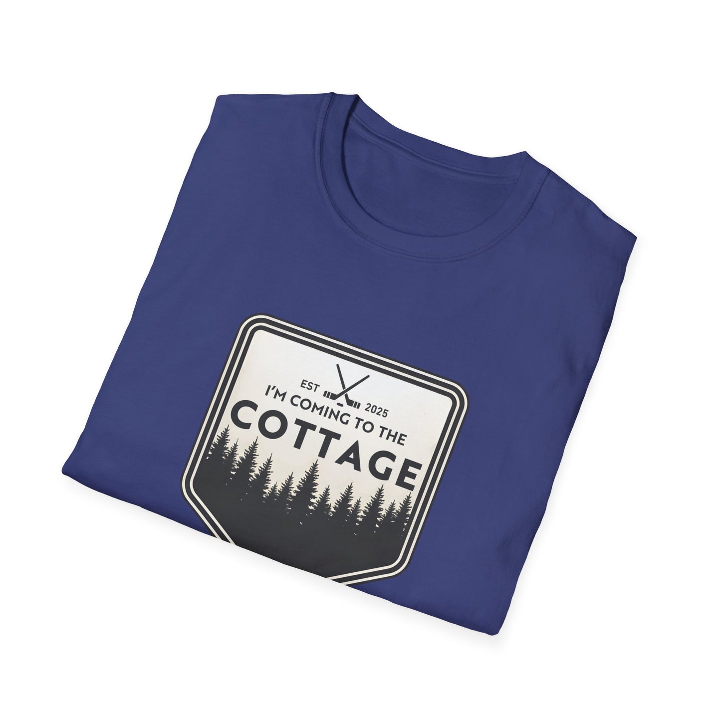 I'm Coming To The Cottage T-Shirt, Hockey Lover Gift Tee, Lake House Apparel, Cozy Cabin, Heated Rivalry Shirt, outdoors Top