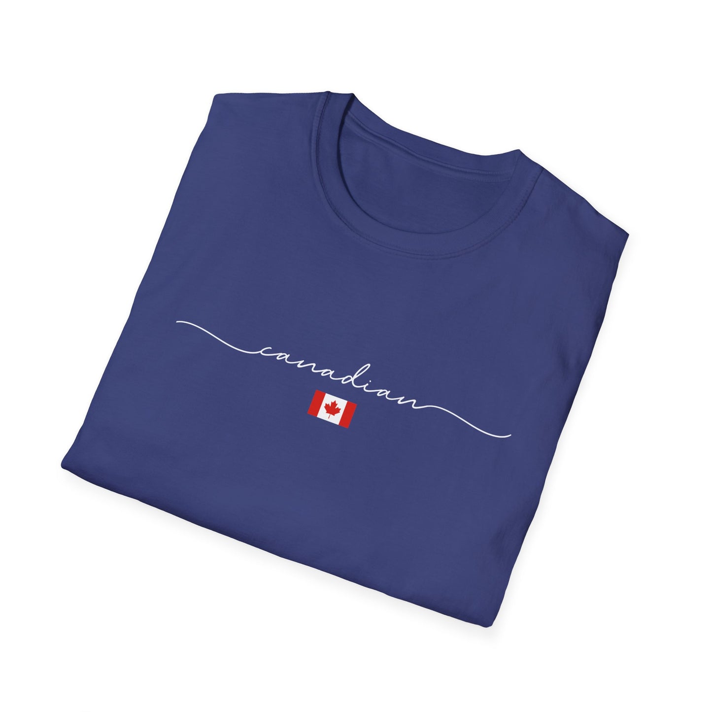 Canadian Unisex T-Shirt, Canada Flag Shirt, True North Strong and Free Maple Leaf Tee, Canadian Flag Shirt, Patriotic Canada Day Gift