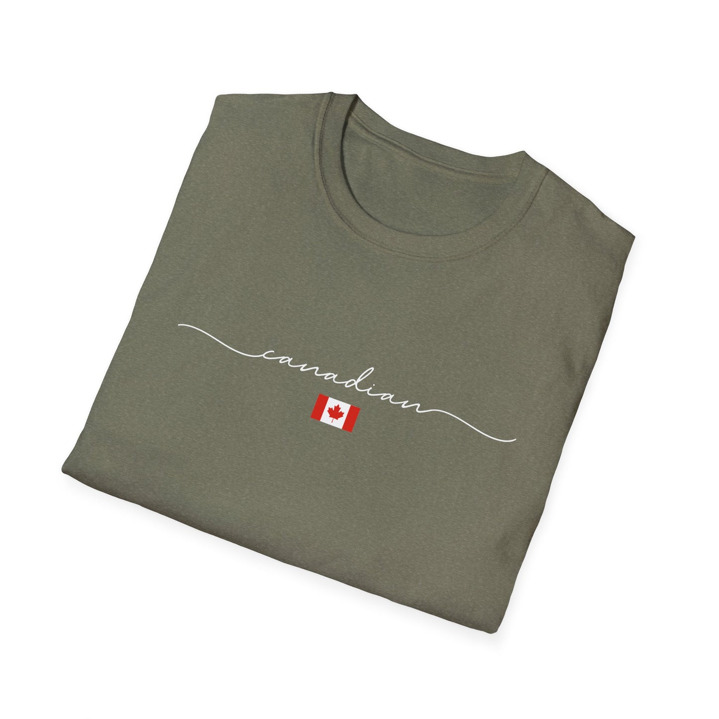 Canadian Unisex T-Shirt, Canada Flag Shirt, True North Strong and Free Maple Leaf Tee, Canadian Flag Shirt, Patriotic Canada Day Gift