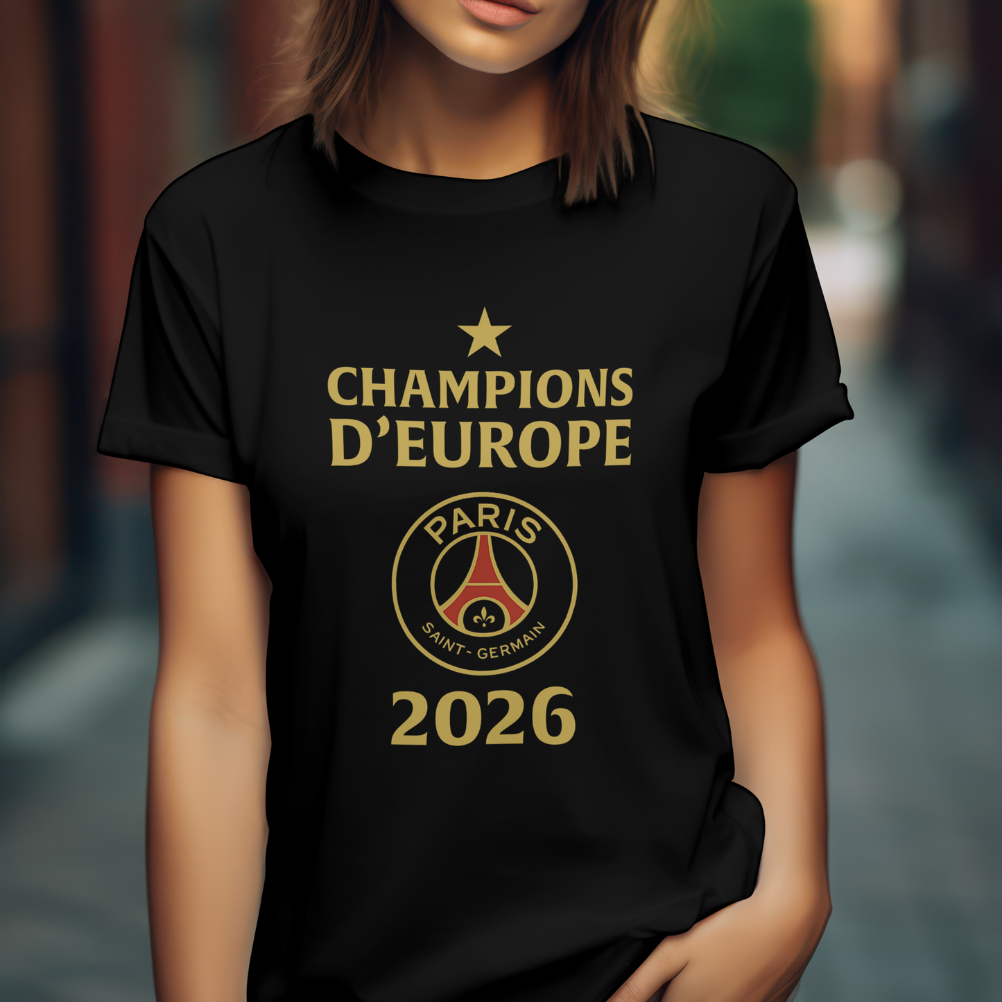 Paris Champions d'Europe 2026 T-Shirt, Paris Saint-Germain European Champions 2026 Shirt