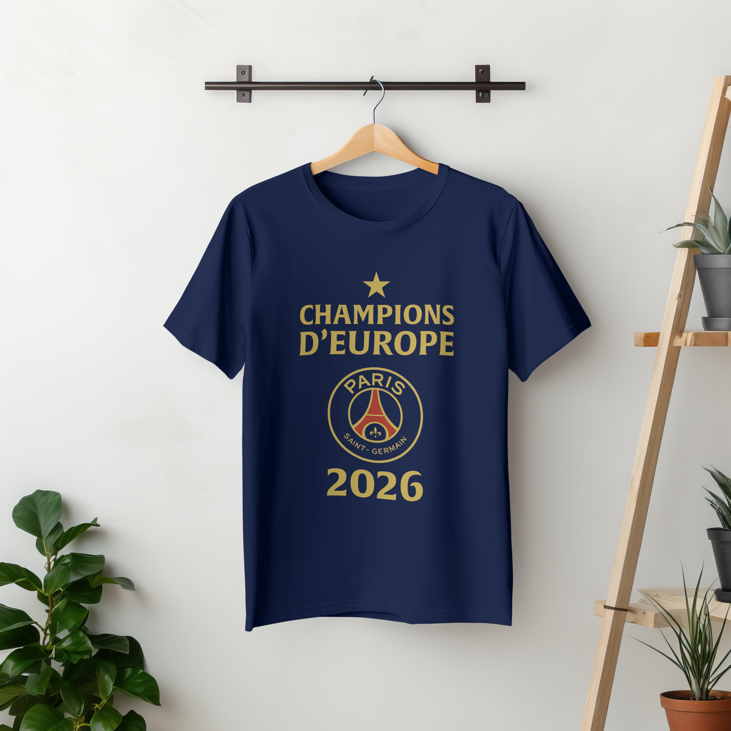 Paris Champions d'Europe 2026 T-Shirt, Paris Saint-Germain European Champions 2026 Shirt